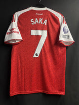【2025/26】アーセナル（H）/ CONDITION：A / SIZE：2XL（日本規格）/ #7 / SAKA / プレミア、No room for racismパッチ