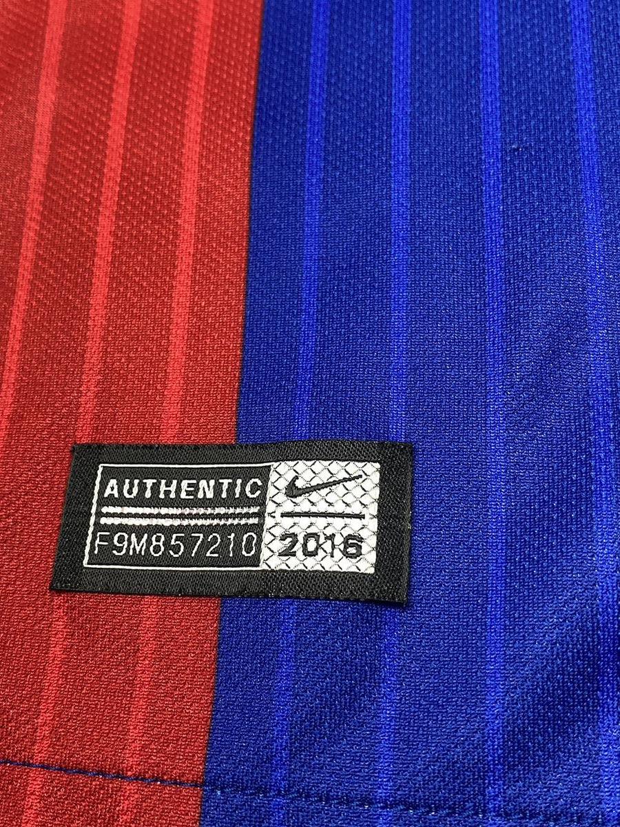 2016/17】バルセロナ（H）/ CONDITION：A- / SIZE：S / #10 / MESSI