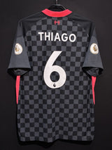 【2020/21】リバプール（3RD）/ CONDITION：NEW / SIZE：XL / #6 / THIAGO / プレミアリーグパッチ（小サイズ）
