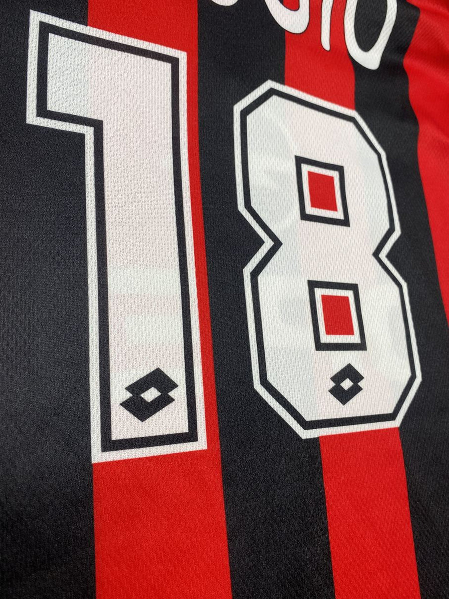 1996/97】ACミラン（H) / CONDITION：A- / SIZE：XL / #18 / BAGGIO