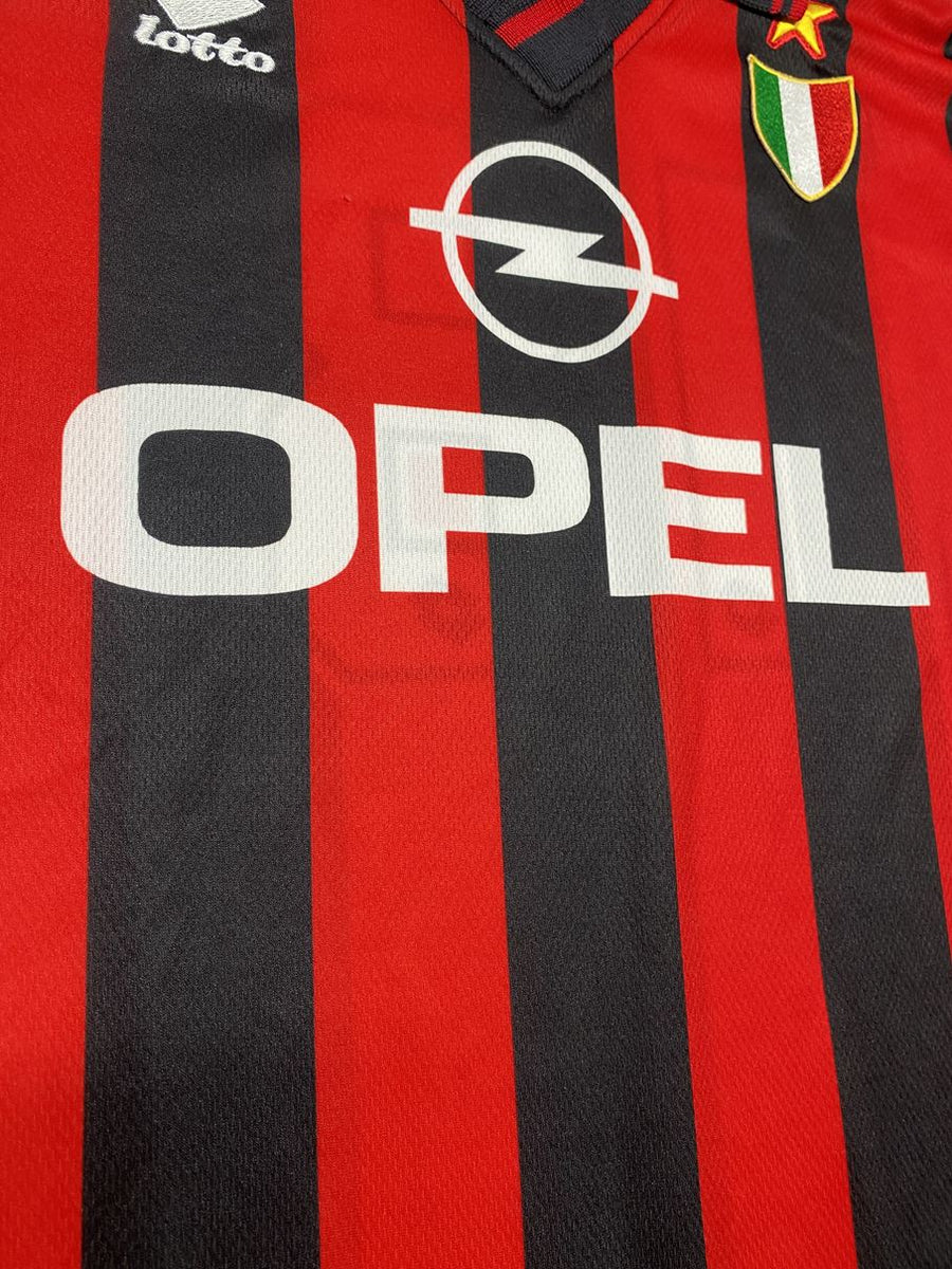 ACミラン 96/97 #18 バッジョ ユニフォーム 1996/97】ACミラン（H) / CONDITION：A- / SIZE：XL / #18 / BAGGIO