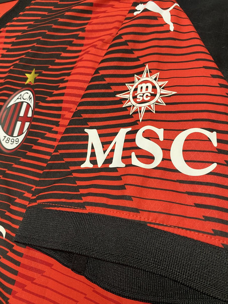 【未使用サイン入り】AC Milan  ユニフォーム XLサイズ 2023/24】ACミラン（H） / CONDITION：A / SIZE：S / #80 / MUSAH