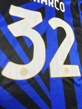 【2024/25】インテル（H) / CONDITION：A / SIZE：L / #32 / DIMARCO / リーグ戦仕様