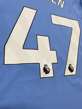 【2025/26】マンチェスター・シティ（H）/ CONDITION：A / SIZE：S / #47 / FODEN / プレミア、No room for racismパッチ / オーセンティック