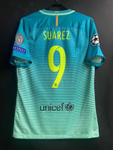 【2016/17】バルセロナ（3rd）/ CONDITION：B+ / SIZE：M / #9 / SUAREZ / UCL仕様