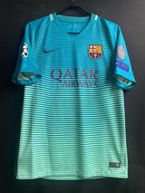【2016/17】バルセロナ（3rd）/ CONDITION：B+ / SIZE：M / #9 / SUAREZ / UCL仕様