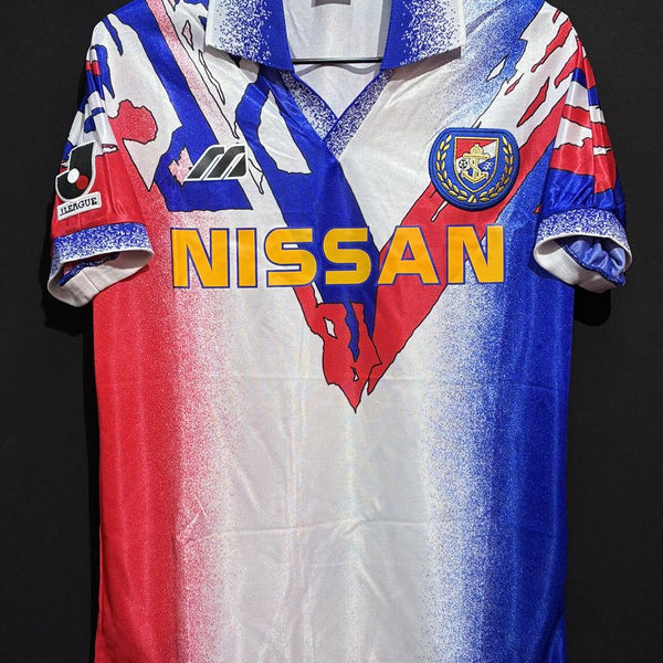 【激レア】1993年 開幕 横浜マリノス コーチジャケット 白 M 1993】横浜マリノス（A）/ CONDITION：A / SIZE：L（日本規格