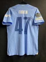 【2023/24】マンチェスター・シティ（H）/ CONDITION：New / SIZE：S / #47 / FODEN / UCL仕様 / オーセンティック