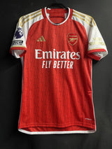 【2023/24】アーセナル（H）/ CONDITION：New / SIZE：M（日本規格）/ #6 / GABRIEL / プレミア、No room for racismパッチ