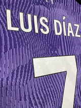 【2023/24】リバプール（3rd）/ CONDITION：A / SIZE：M / #7 / LUIS DIAZ / プレミア、No room for racismパッチ / オーセンティック