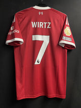 【2025/26】リバプール（H）/ CONDITION：New / SIZE：XL（日本規格）/ #7 / WIRTZ / プレミア優勝、No room for racismパッチ