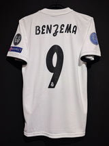 【2018/19】レアル・マドリード（H）/ CONDITION：NEW / SIZE：S / #9 / BENZEMA / UCL前期仕様