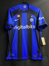 【2022/23】インテル（H）/ CONDITION：New / SIZE：M / #10 / LAUTARO / コッパ・イタリア優勝パッチ、袖スポンサー