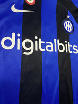 【2022/23】インテル（H）/ CONDITION：New / SIZE：M / #10 / LAUTARO / コッパ・イタリア優勝パッチ、袖スポンサー