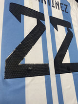 【2022】アルゼンチン代表（H）/ CONDITION：A / SIZE：L / #22 / L.MARTINEZ