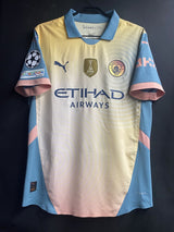 【2024/25】マンチェスター・シティ（4th）/ CONDITION：New / SIZE：L / #47 / FODEN / プレミア、クラブW杯優勝、No room for racismパッチ / オーセンティック