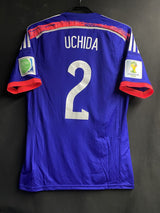 【2014】日本代表（H）/ CONDITION：A / SIZE：O（日本規格）/ #2 / UCHIDA / ブラジルW杯コロンビア代表戦仕様 / オーセンティック