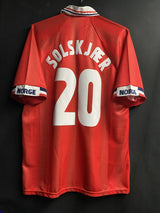 【1998】ノルウェー代表（H）/ CONDITION：A / SIZE：L / #20 / SOLSKJAER / W杯刺繍