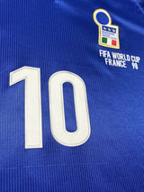 【1998】イタリア代表（H）/ CONDITION：A / SIZE：XL / #10 / DEL PIERO / W杯パッチ