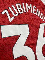 【2025/26】アーセナル（H）/ CONDITION：A- / SIZE：M（日本規格）/ #36 / ZUBIMENDI / プレミア、No room for racismパッチ