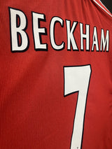 【1999/2000】マンチェスター・ユナイテッド（H）/ CONDITION：B / SIZE：L / #7 / BECKHAM / プレミアリーグチャンピオンパッチ