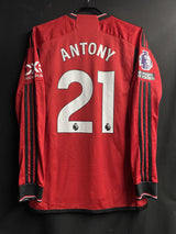【2023/24】マンチェスター・ユナイテッド（H）/ CONDITION：A / SIZE：XL（日本規格）/ #21 / ANTONY / プレミア、No room for racismパッチ