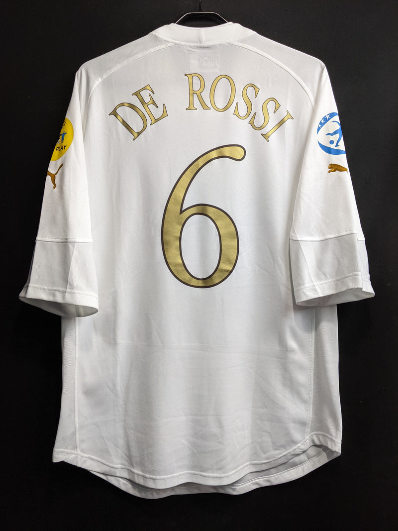 【2004】U-21イタリア代表（A）/ Condition：A- / Size：XL / #6 / DE ROSSI / U-21欧州選手権仕様/ 選手用