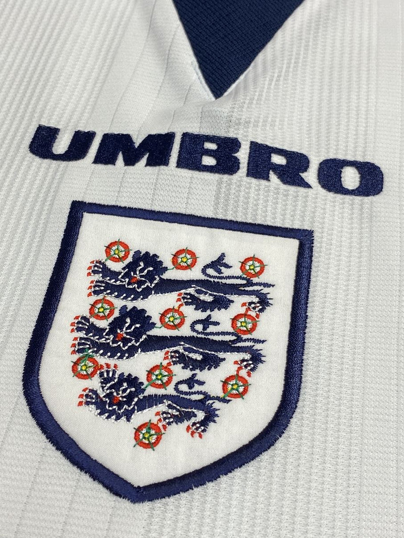 【1996】イングランド代表（H）/ CONDITION：A / SIZE：XL / #11 / ANDERTON / EURO1996パッチ / 選手用