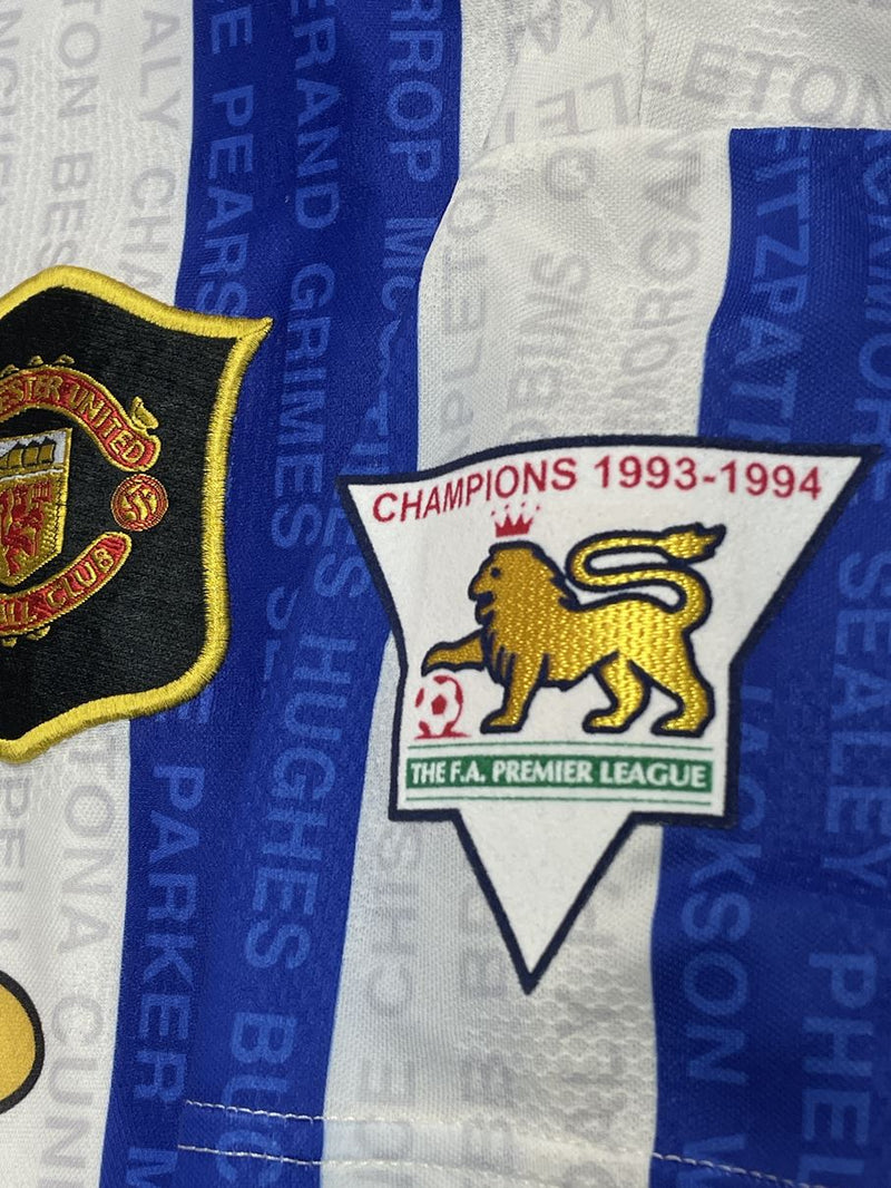 【1994/95】マンチェスター・ユナイテッド（3rd）/ CONDITION：B+ / SIZE：XL / #7 / CANTONA / プレミア優勝パッチ