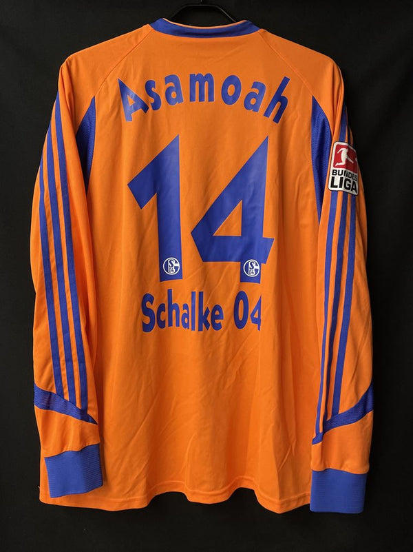 【2003/05】シャルケ（A) / CONDITION：B+ / SIZE：XL / #14 / Asamoah / ブンデスパッチ / 選手用