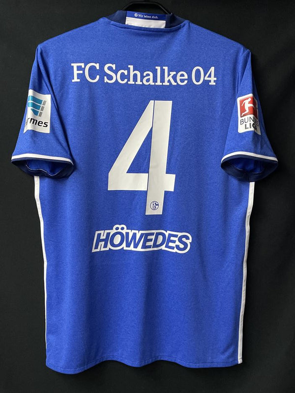 【2016/17】シャルケ（H）/ CONDITION：A / SIZE：M / #4 / HOWEDES / ブンデス・スポンサーパッチ