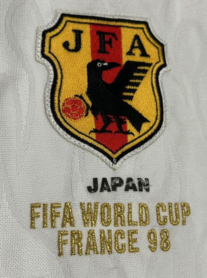 【1998】日本代表（A）/ CONDITION：B / SIZE：O（日本規格）/ フランスW杯刺繍、日の丸パッチ