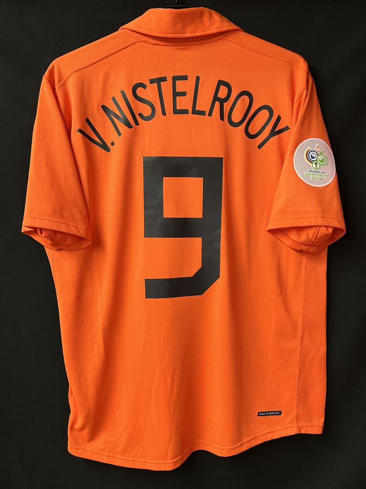 【2006】オランダ代表（H）/ CONDITION：A / SIZE：L / #9 / V.NISTELROOY / ドイツW杯パッチ