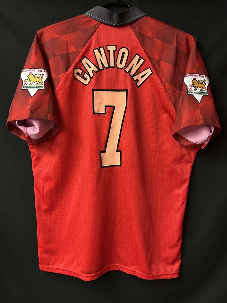 【1996/97】マンチェスター・ユナイテッド（H）/ CONDITION：A- / SIZE：M / #7 / CANTONA / プレミア優勝パッチ