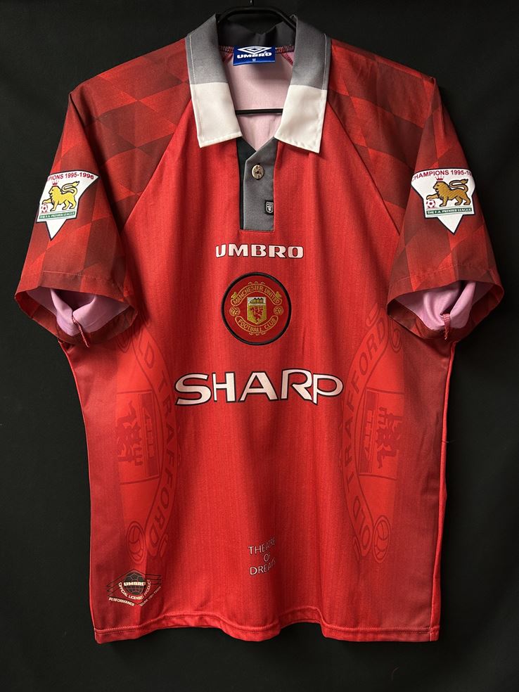【1996/97】マンチェスター・ユナイテッド（H）/ CONDITION：A- / SIZE：M / #7 / CANTONA / プレミア優勝パッチ