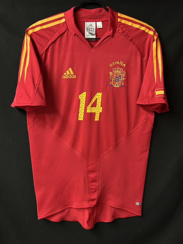 【2004/05】スペイン代表（H）/ CONDITION：A- / SIZE：S / #14 / VICENTE