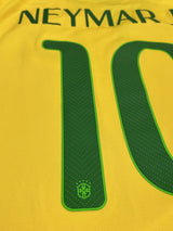 【2014】ブラジル代表（H）/ CONDITION：A / SIZE：L / #10 / NEYMAR JR / ブラジルW杯パッチ