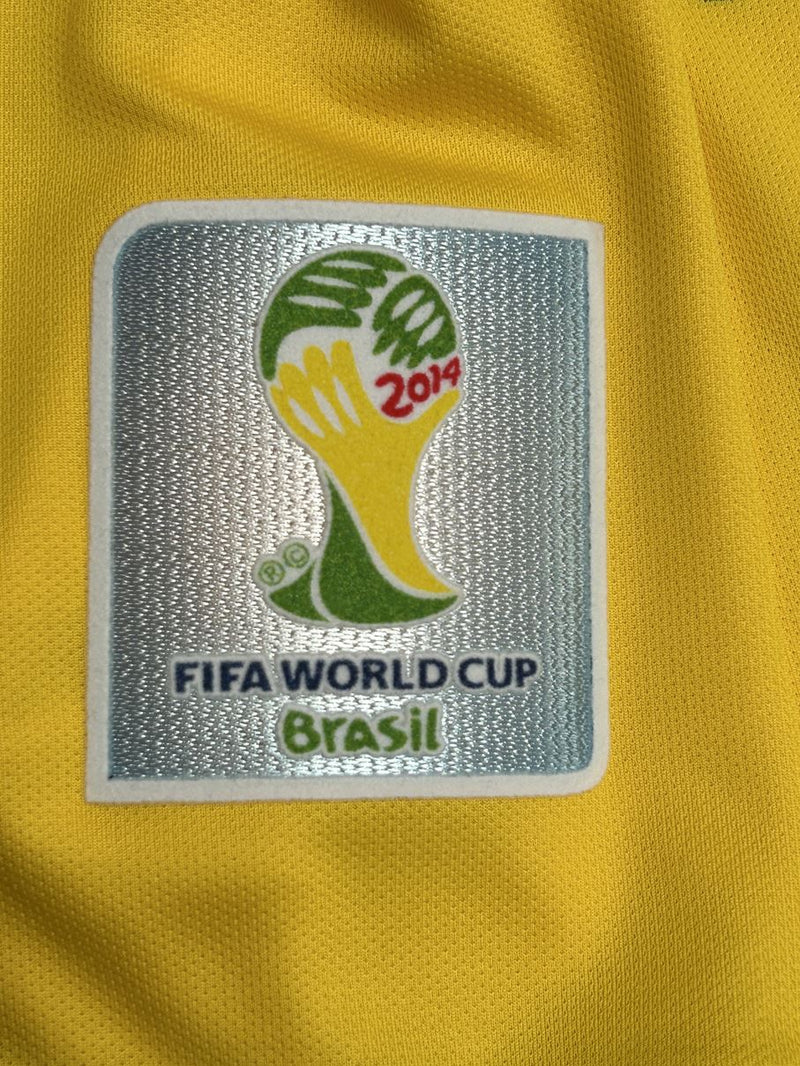 【2014】ブラジル代表（H）/ CONDITION：A / SIZE：L / #10 / NEYMAR JR / ブラジルW杯パッチ