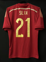【2014】スペイン代表（H）/ CONDITION：A / SIZE：M（日本規格）/ #21 / SILVA