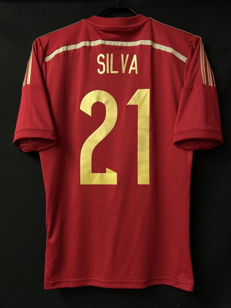 【2014】スペイン代表（H）/ CONDITION：A / SIZE：M（日本規格）/ #21 / SILVA