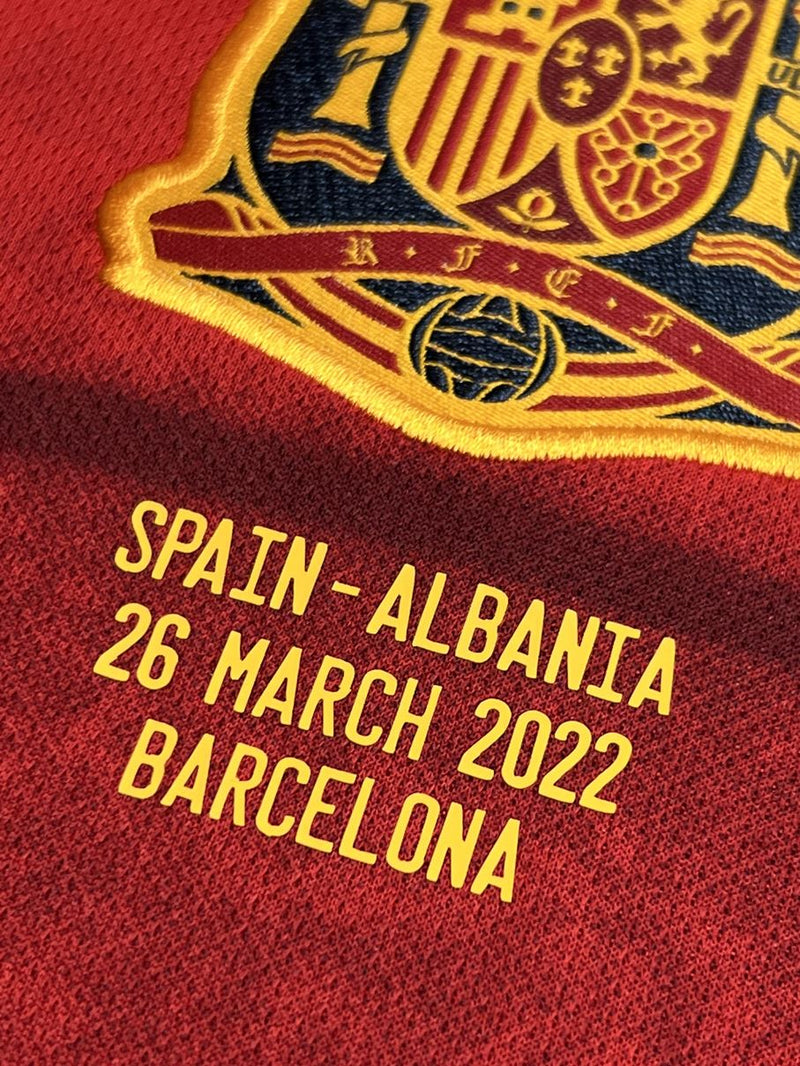 【2020/21】スペイン代表（H）/ CONDITION：NEW / SIZE：L / #7 / MORATA / 国際親善試合 アルバニア代表戦プリント