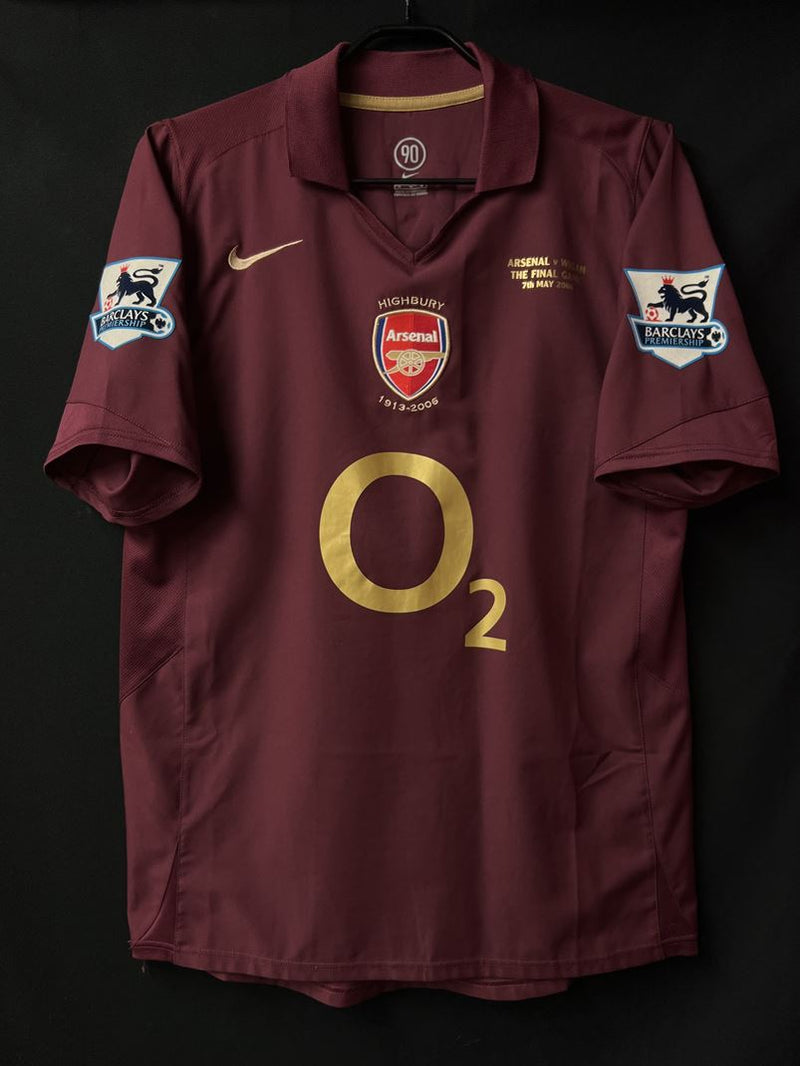【2006】アーセナル（H）/ CONDITION：A / SIZE：M / #15 / FABREGAS / アーセナル・スタジアム ラストマッチ仕様