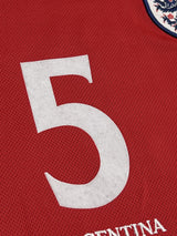 【2002】イングランド代表（A）/ CONDITION：A- / SIZE：M / #5 / FERDINAND / 日韓W杯アルゼンチン代表戦仕様