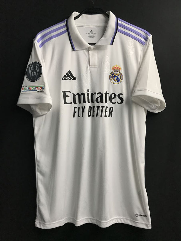 【2022/23】レアル・マドリード（Ｈ）/ CONDITION：A / SIZE：Ｌ（日本規格） / #22 / RUDIGER / UCL仕様