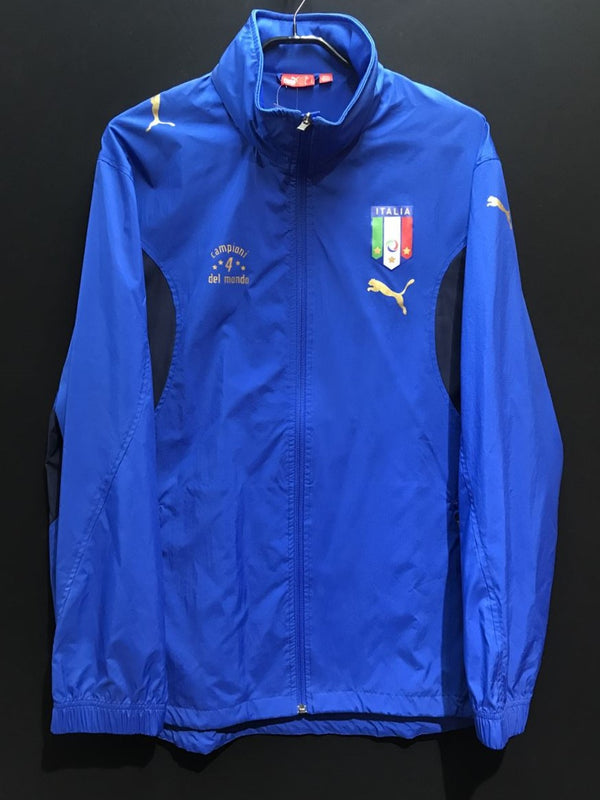【2006】イタリア代表 トレーニングジャケット / CONDITION：NEW / SIZE：L / Ｗ杯優勝記念プリント