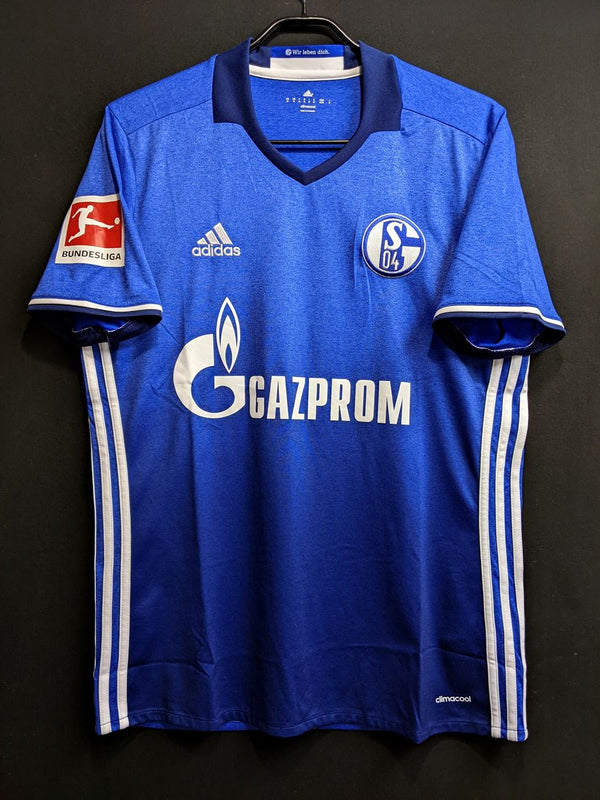 【2016/17】シャルケ（H）/ CONDITION：A- / SIZE：M / #25 / HUNTELAAR / ブンデスパッチ