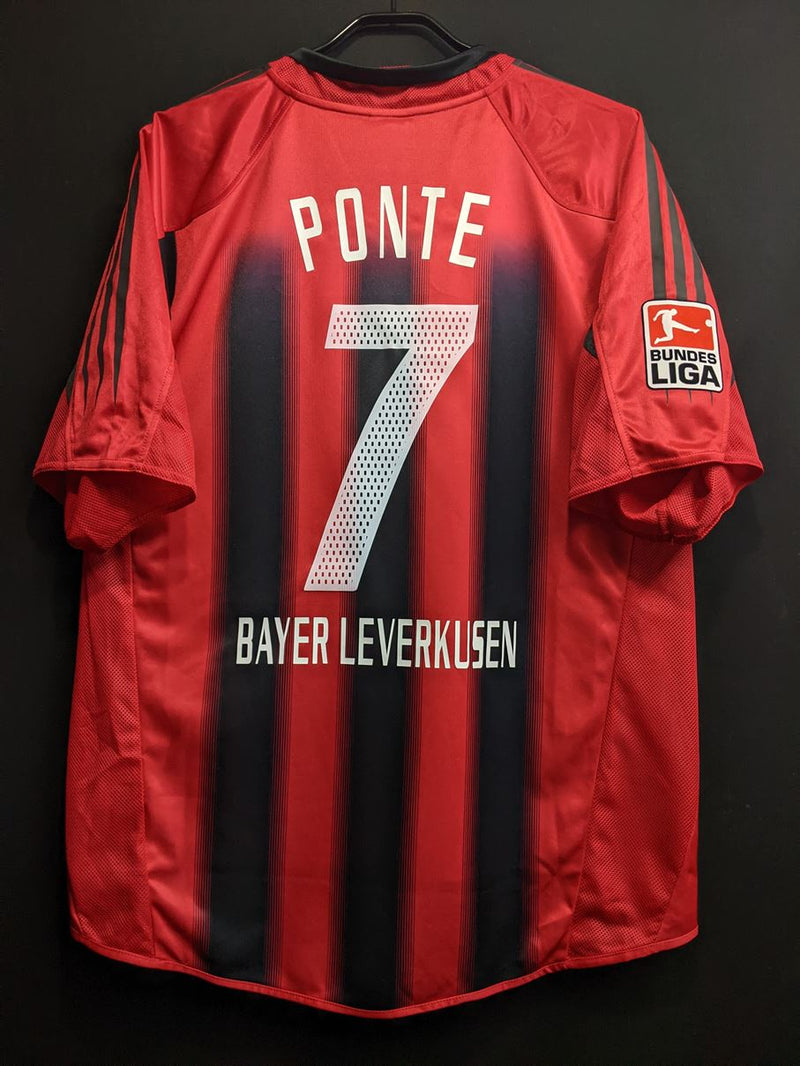 【2004/05】レバークーゼン（H）/ CONDITION：New / SIZE：L / #7 / PONTE / ブンデスパッチ