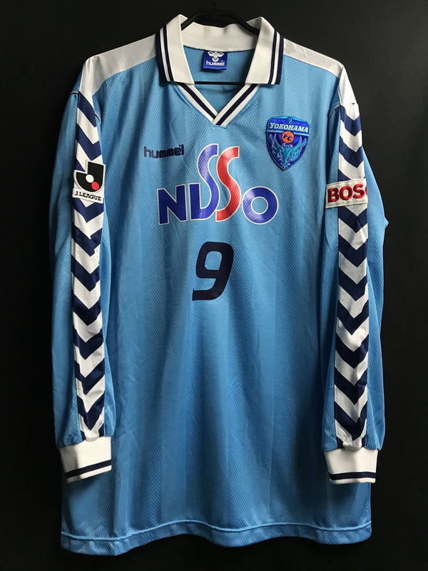 【2001】横浜FC（A）/ CONDITION：A / SIZE：XO（日本規格） / #9 / （有馬賢二） / 選手用