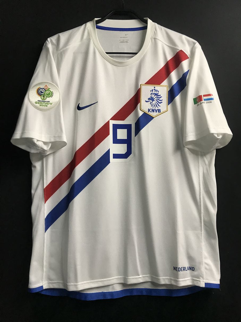 【2006】オランダ代表（A）/ CONDITION：B+ / SIZE：L / #9 / V.NISTERLROOY / W杯、ポルトガル戦パッチ
