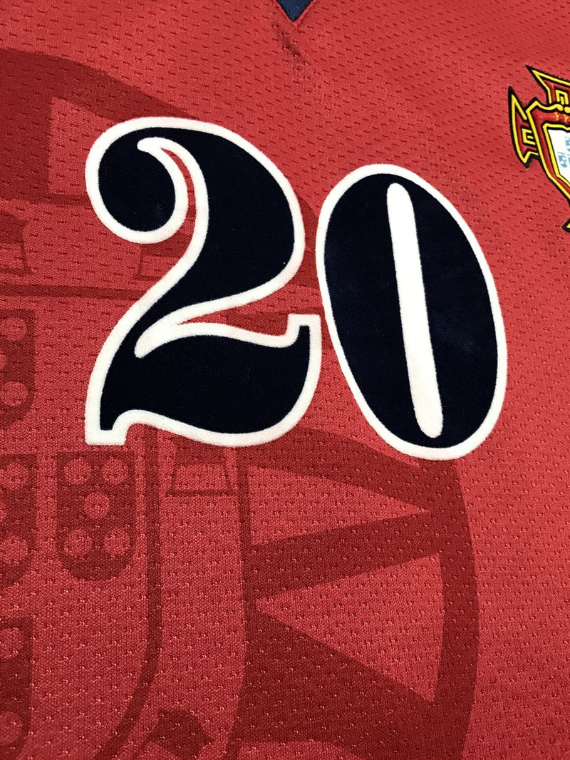 【1996】ポルトガル代表（H）/ CONDITION：A- / SIZE：L / #20 / LUIS FIGO / EURO1996パッチ